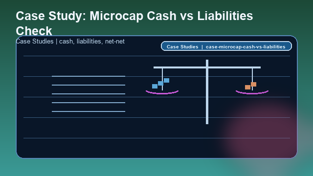 Case Study: Microcap Cash vs Liabilities Check Case Study card image