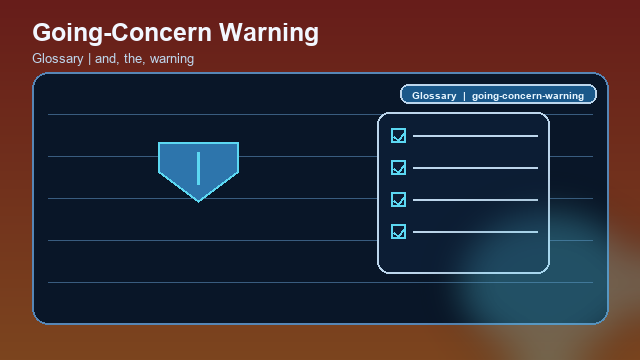 Going-Concern Warning Glossary card image