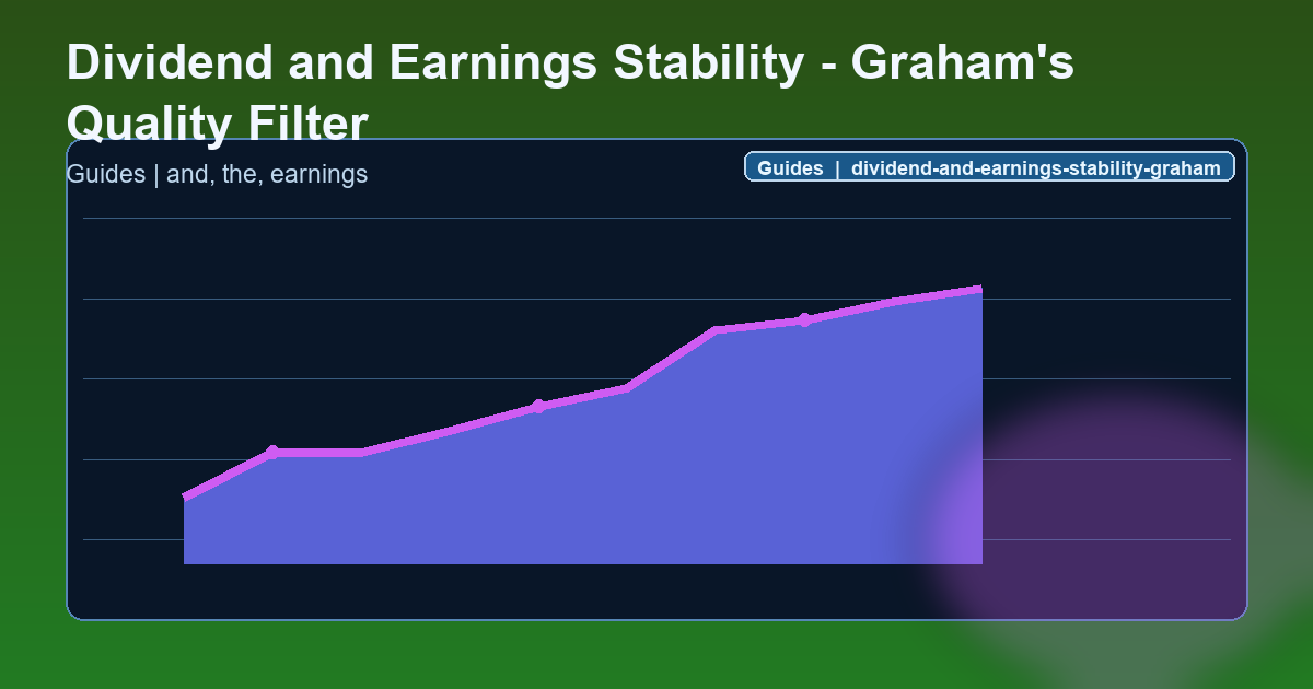Dividend and Earnings Stability - Graham's Quality Filter Guide hero image