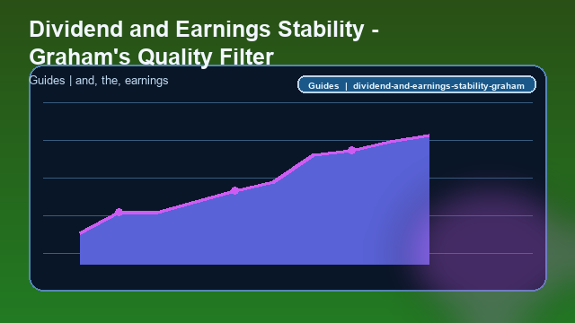 Dividend and Earnings Stability - Graham's Quality Filter Guide card image