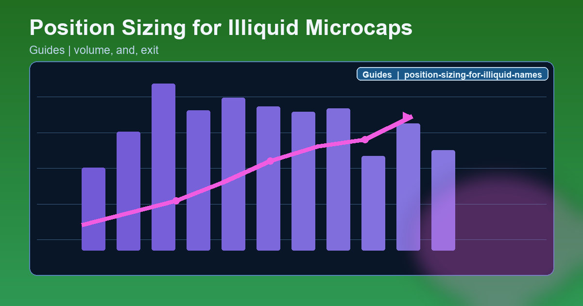 Position Sizing for Illiquid Microcaps Guide hero image