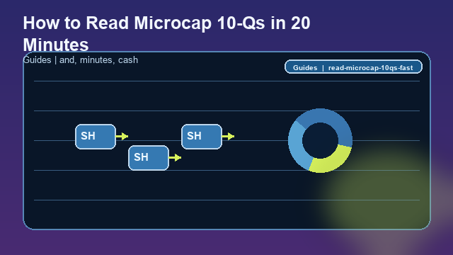 How to Read Microcap 10-Qs in 20 Minutes Guide card image