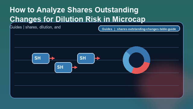 How to Analyze Shares Outstanding Changes for Dilution Risk in Microcap Stocks Guide card image