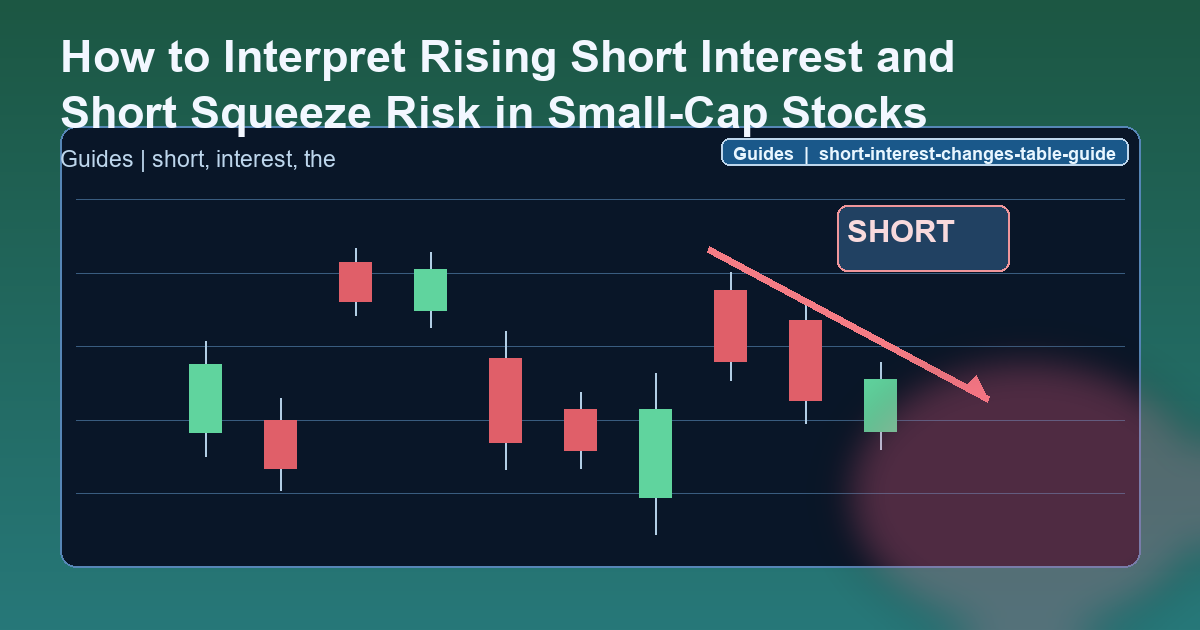 How to Interpret Rising Short Interest and Short Squeeze Risk in Small-Cap Stocks Guide hero image