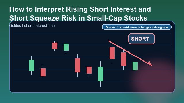 How to Interpret Rising Short Interest and Short Squeeze Risk in Small-Cap Stocks Guide card image