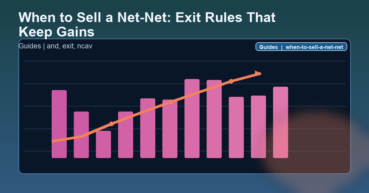 When to Sell a Net-Net: Exit Rules That Keep Gains Guide hero image